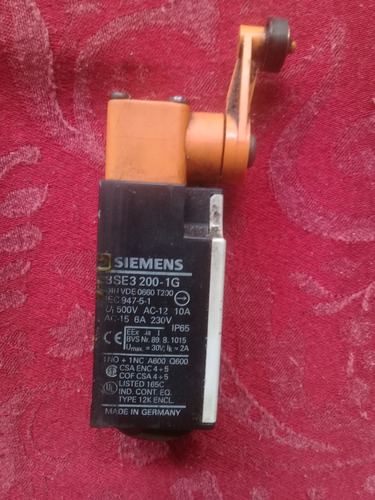 Final De Carrera (limit Switch) Siemens