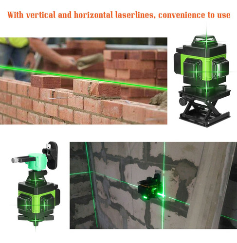 Nivel Láser Multifuncional 3° 4d De 16 Líneas