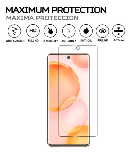 Imagen 2 de 6 de Protector De Pantalla Antishock Honor 50
