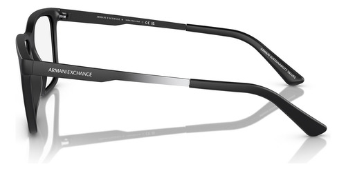 Óculos De Grau Armani Exchange Ax3103 8078 55 Cor Preto
