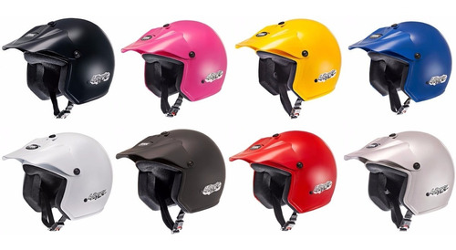 Capacete Motociclista Aberto Pro Tork Liberty Varias Cores