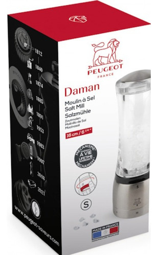 Salero Peugeot Acero Inoxidable Daman 16cm
