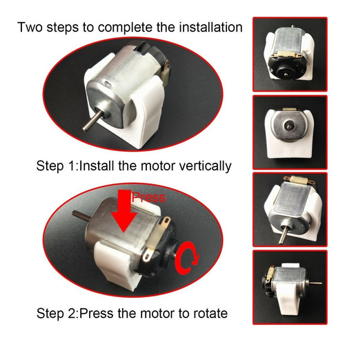 Imagen 2 de 2 de Micro Motor 3v A 12v Dc Con Alto Torque Y Velocidad