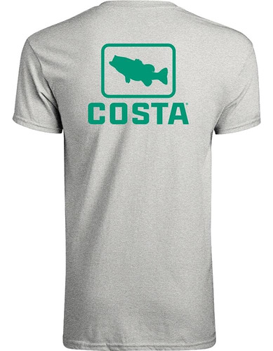 Manga Corta Cuello Redondo Con Emblema Para Hombre Costa Del