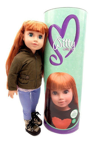 Imagen 2 de 8 de Witty Girls Mila Muñeca 45cm /18 PuLG Original American Pre