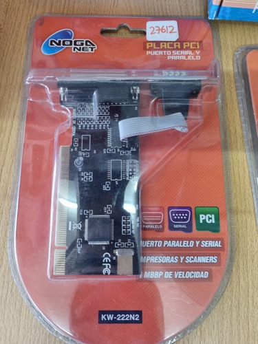 Placa Puertos Serie Paralelo Pci Noganet Kw-222n2