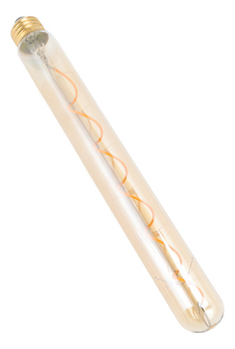Bombilla Tubular Led Dorada Cálida E27 E26 Regulable Vintage