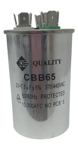 Capacitor De Marcha 20+7.5 Mdf 370/440v Tienda Chacaito