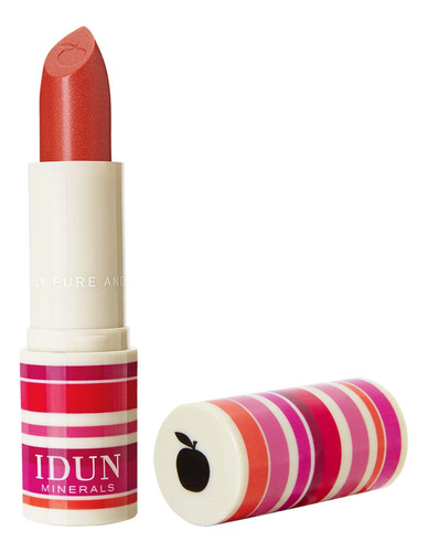 Idun Minerals Creme Lipstick Frida - Cobertura De Luz Brilla