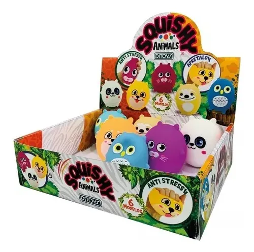 Squishy Animals Muñeco Antiestrés Ditoys 2499