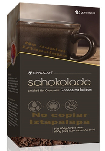 Gano Cafe Chocolate Schokolade C/20 Sobres Nueva Produccion