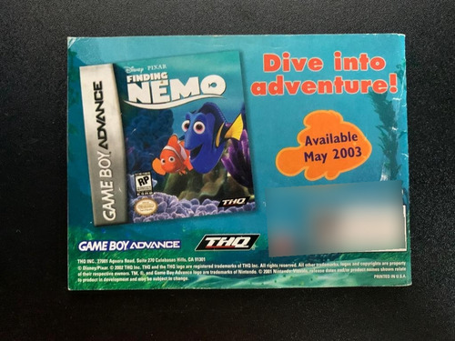 Disney Princess Game Boy Advance Manual (Usado)