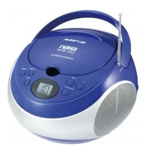 Imagen 3 de 7 de Reproductor Naxa Mp3/cd Portatil Con Radio Am/fm Stereo