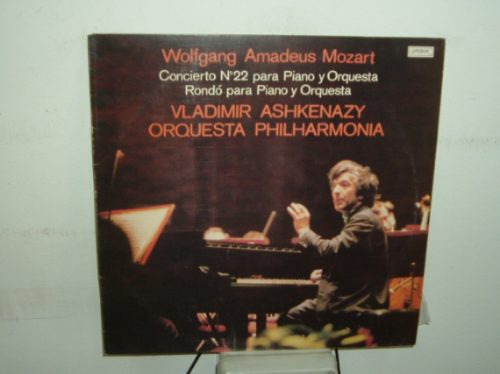 Mozart Concierto N°22 Rondo Ashkenazy Piano Vinilo Argentino