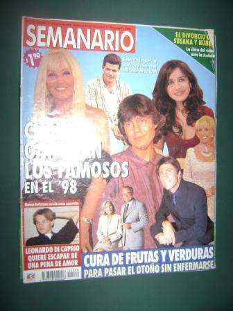 Revista Semanario 979 Menudo Xuxa Leonardo Di Caprio