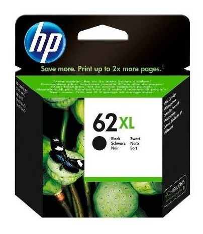 Cartucho De Tinta Hp 62xl Negra Original (c2p05al)