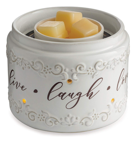 Candle Warmers Etc. Illuminaire Live, Laugh, Love Fan - Cale