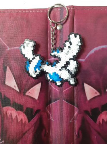 Lavero Hama Bead Lugia Pokemon Estilo 8 Bits Pixel Art