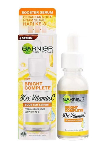 Niacinamida Garnier Bright Complete Con Vitamina C, 30 Veces