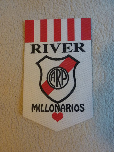 10 Mini Banderin Parche De River Plate