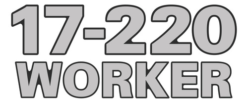 Adesivo Emblema Resinado Volkswagen 17-220 Worker Fgc