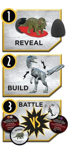 Huevo Dinosaurio Figura Sorpresa Jurassic World C/slime