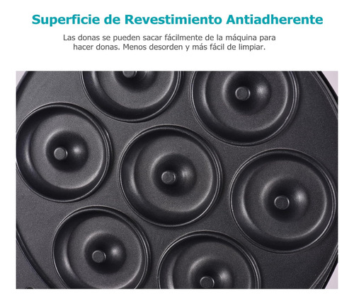 Maquina De Hacer Mini Donas Raf Acero Inox. + Recetario Pdf