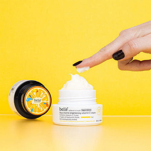 Crema Facial Iluminadora Belif Aqua Bomb 50 Ml Vitamina C
