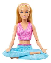 Comprar Barbie Made To Move yoga muñeca rubia Edicion
