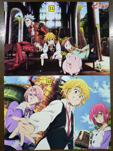 Posters A3 29x42cm Seven Deadly Sins / Nanatsu No Taizai #1