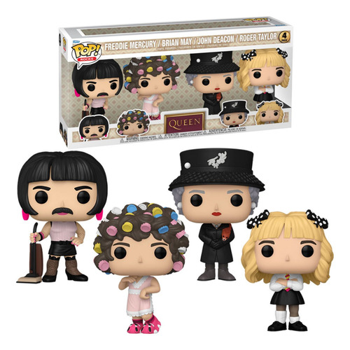 Funko Pop Rocks Queen I Want To Break Free (4 Pack)