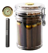 Comprar Humidor Acrílico Con Humidificador E Higrómetro Habanos