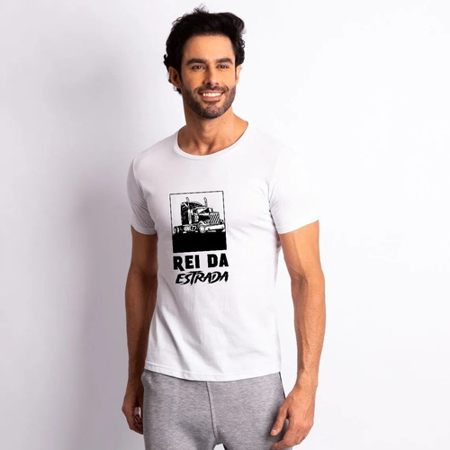 Imagem 4 de 6 de Camiseta Para Caminhoneiro - Rei Da Estrada