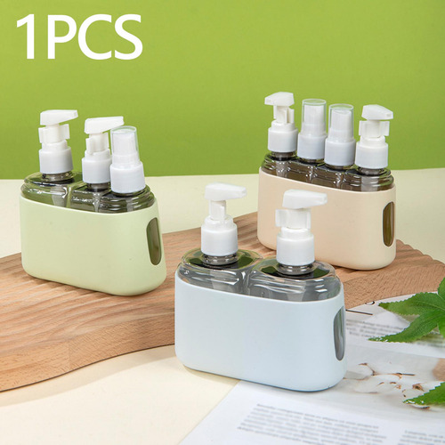 Botellas De Viaje Para Artículos De Tocador 3 Piezas Verde