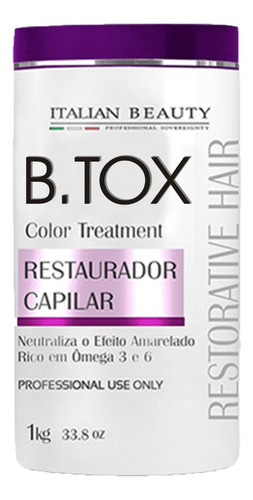 Btox Italian Beauty Efeito Matizador 1kg Tratamento Detok