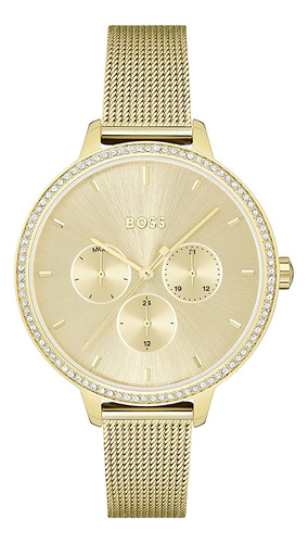 Reloj Hugo Boss Mujer Acero Chapado Oro 1502664 Prime