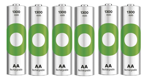 Batería Pila  Recargable Aa   Gp 1000 Mah  2 Garantiz