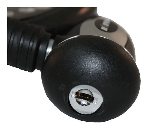 Imagem 3 de 3 de Cadeado Bike Aço Reforçado Elleven Com Chave 80cm X 15mm