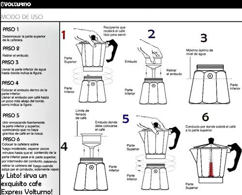 MOKA POT Volturno Clásica 12 pocillos - Café Cumbal