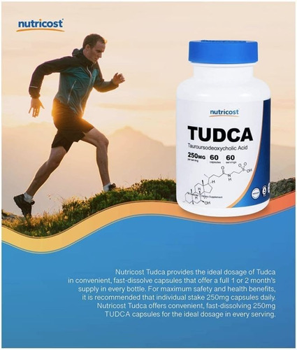 Original, Tudca, 250mg, 60 Cap (acido Tauronesodeoxicolico)