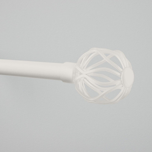 Cortinero Ogee Blanco Mate Ajustable De 91 A 183 Cm