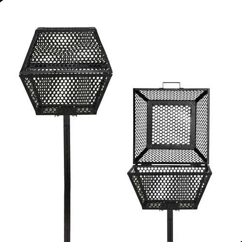 Lixeira Para Calçada E Rua Embutir Com Tampa Resistente