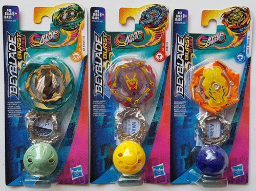 Beyblade Burst Rise Hyper Sphere Wave 1 Set De 3 Nuevos !!!