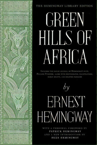 Green Hills Of Africa, De Ernest Hemingway. Editorial Scribner Book Company, Tapa Dura En Inglés