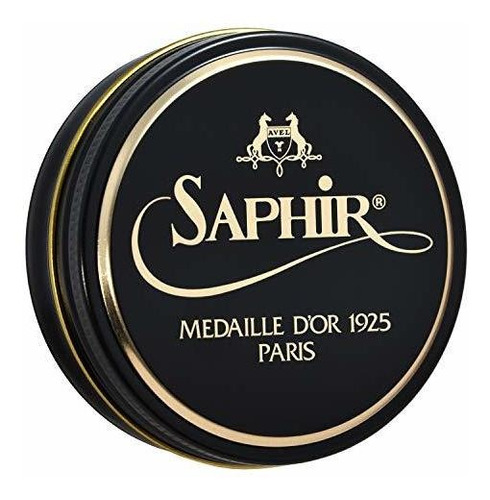 Pasta De Luxe Para Calzado Saphir Medaille Dor 100ml Negro