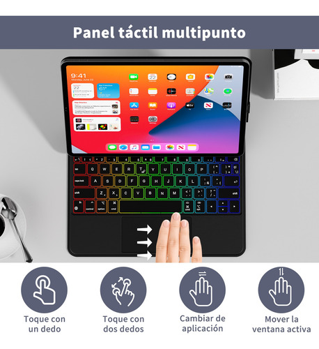 Funda Con Teclado Pro Keys Para iPad 10.9/11 Air4/5/11