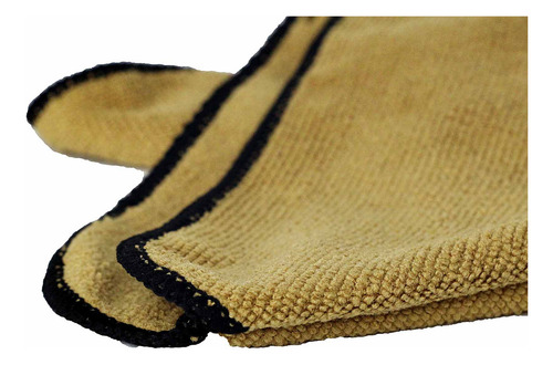 2 Flanelas De Microfibra 40x40cm Peanut Butter Autoamerica Cor Amarelo