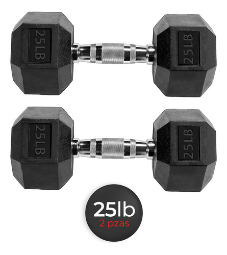 Juego De Mancuernas De 11.34 Kg 2 Pesas De Acero Inoxidable