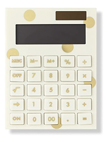 Kate Spade Nueva York Calculadora Acrilica Diseño De Lunar