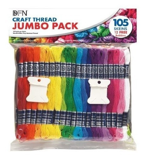 Janlynn 300138 Artesanal Hilo Jumbo Pack Multicolor 105pack
